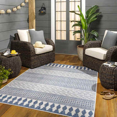 St George Global Navy/Cream Area Rug