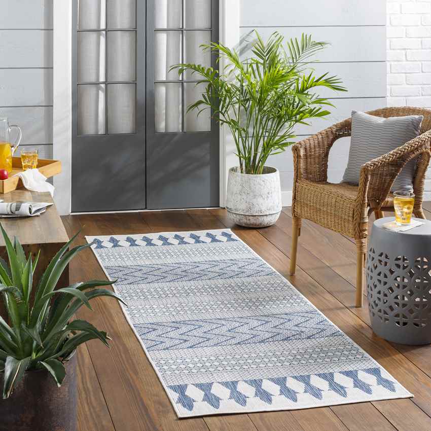 St George Global Cream/Navy Area Rug