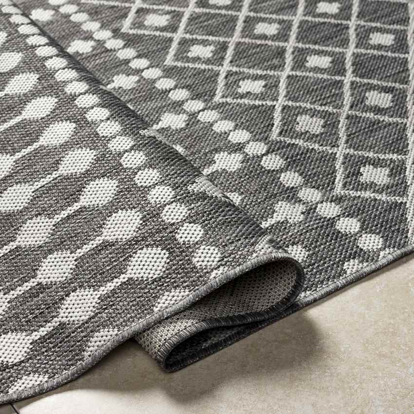 St Mary Global Smoke Gray/Off-White Area Rug