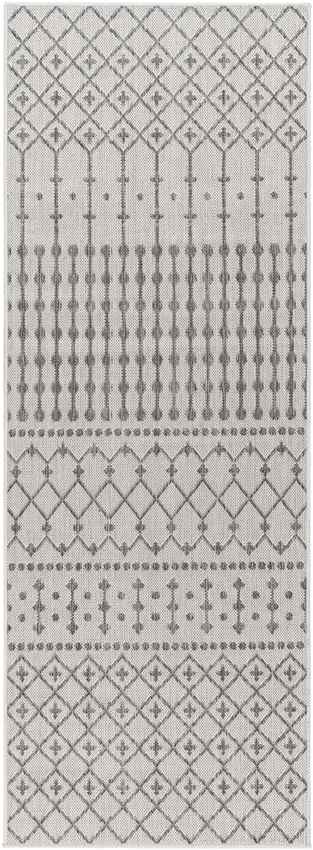 St Mary Global Medium Gray/Off-White Area Rug