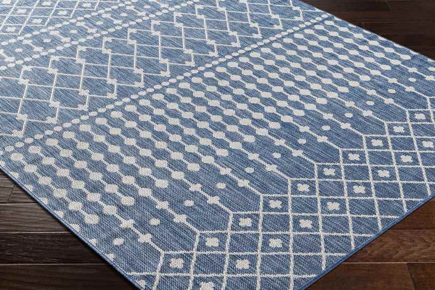 St Mary Global Navy/Off-White Area Rug