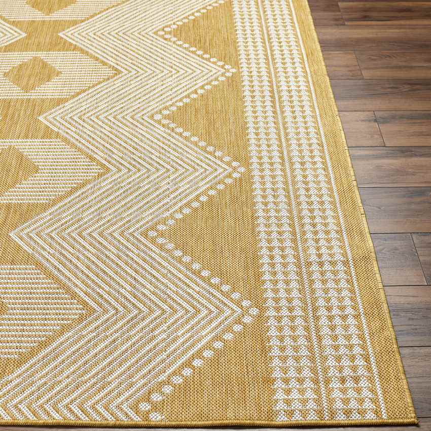 Templeton Global Silver Gray/Mustard Area Rug