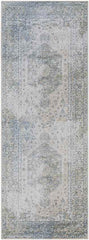 Edmond Traditional Denim Washable Area Rug