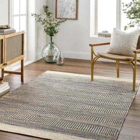 Cylinder Rustic Wheat/Denim Area Rug