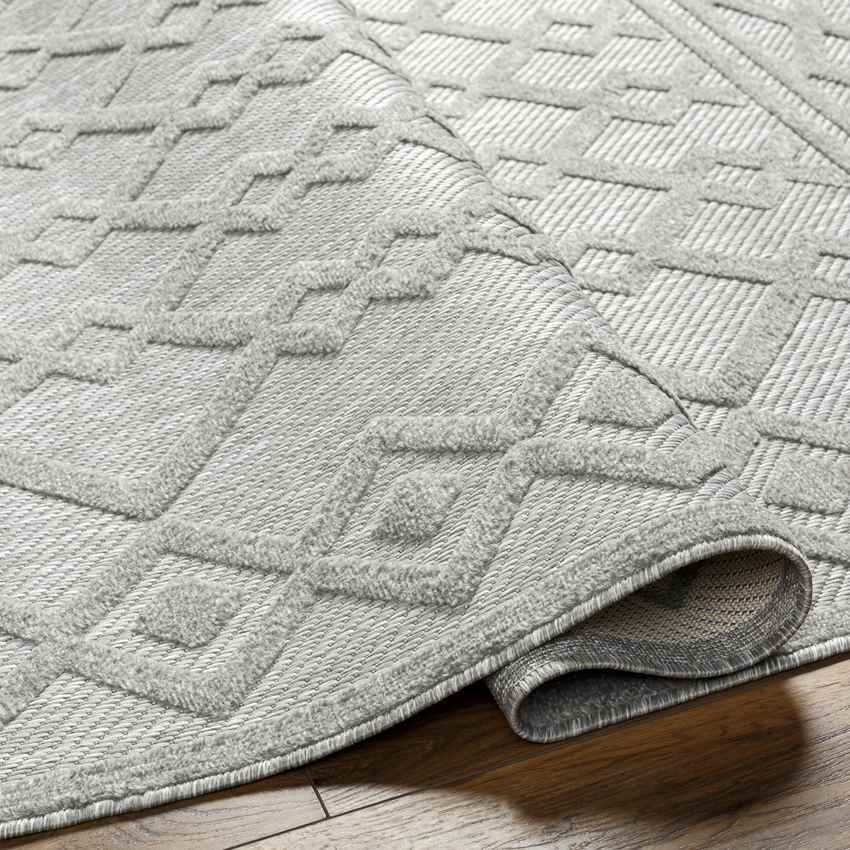 Bussey Modern Beige/Dark Brown Area Rug