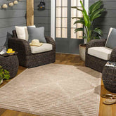 Calvert Modern Brown Area Rug