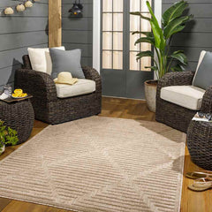 Calvert Modern Brown Area Rug