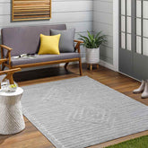 Campton Modern Medium Gray Area Rug