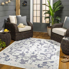 Castalia Modern Denim Area Rug
