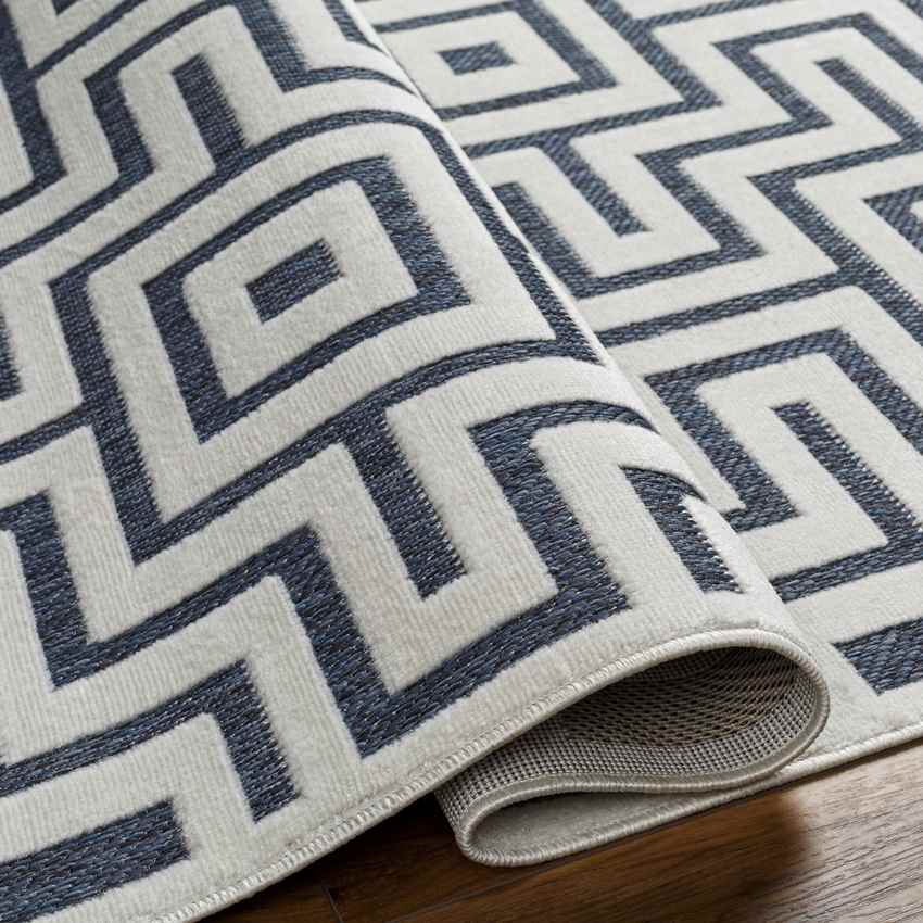 Chanute Modern Denim Area Rug