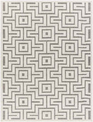 Chanute Modern Ivory/Light Brown Area Rug