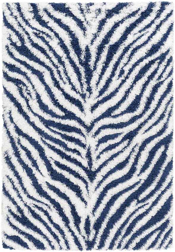 Boomer Modern Dark Blue Area Rug