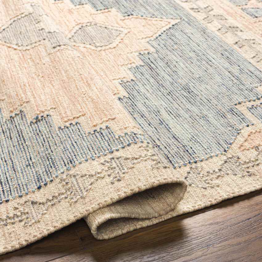 Lone Elm Traditional Coral/Charcoal Area Rug