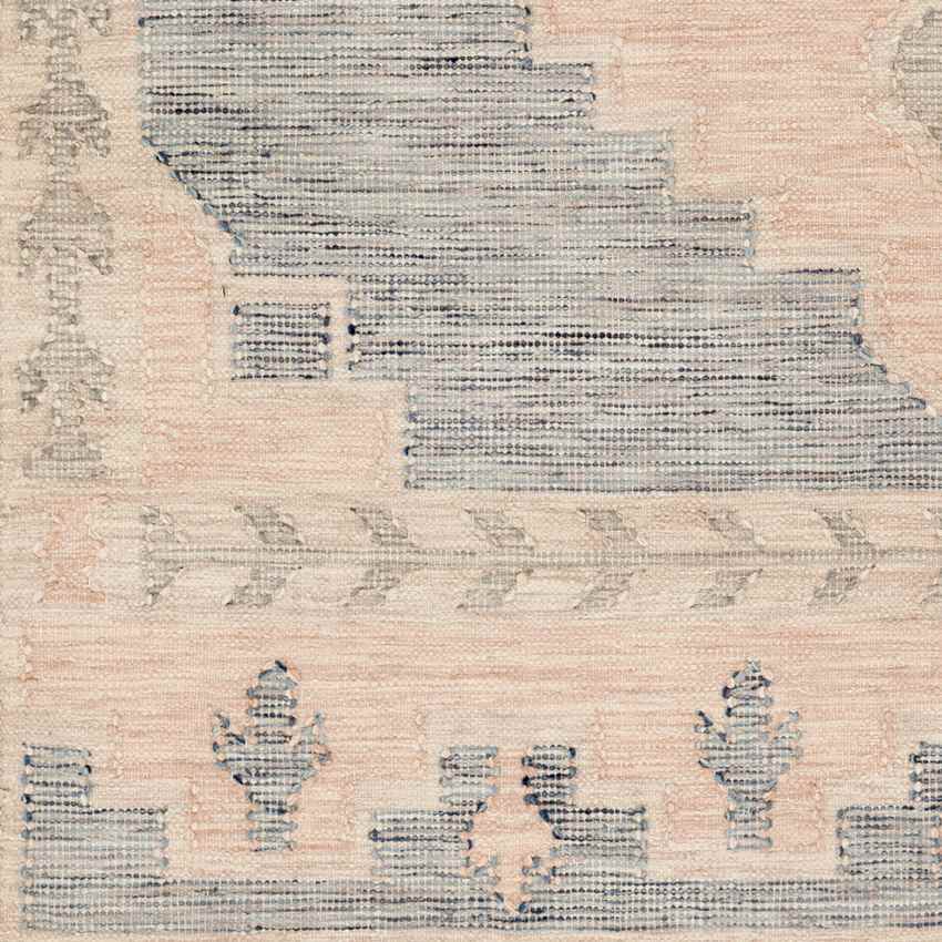 Lone Elm Traditional Coral/Charcoal Area Rug