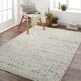 Cloverport Modern Ivory Area Rug
