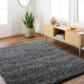 Elk River Modern Black Area Rug