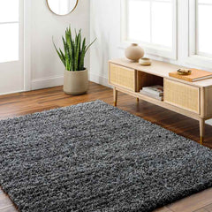 Elk River Modern Black Area Rug
