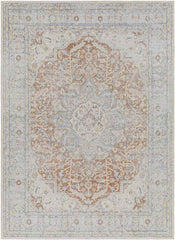 Hollyvilla Traditional Beige Washable Area Rug