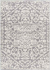 Centertown Cottage Charcoal Washable Area Rug