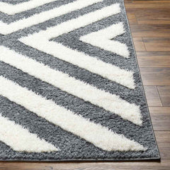 Kensington Modern Charcoal Area Rug