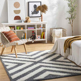 Kensington Modern Charcoal Area Rug