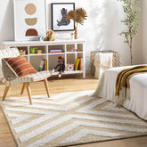 Kensington Modern Light Orange Area Rug