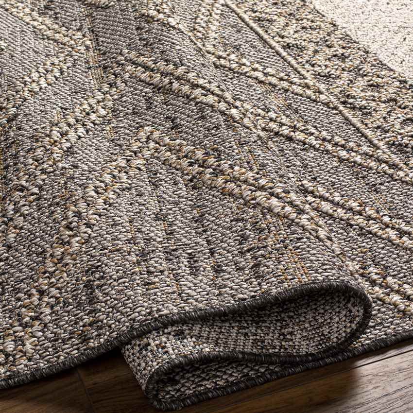 East Orange Modern Dark Gray Area Rug