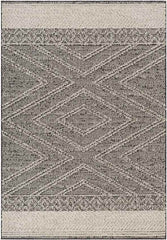 East Orange Modern Charcoal Area Rug