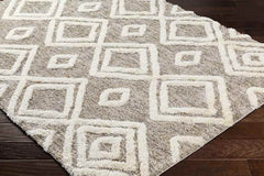 Hurstbourne Global Ivory/Brown Area Rug