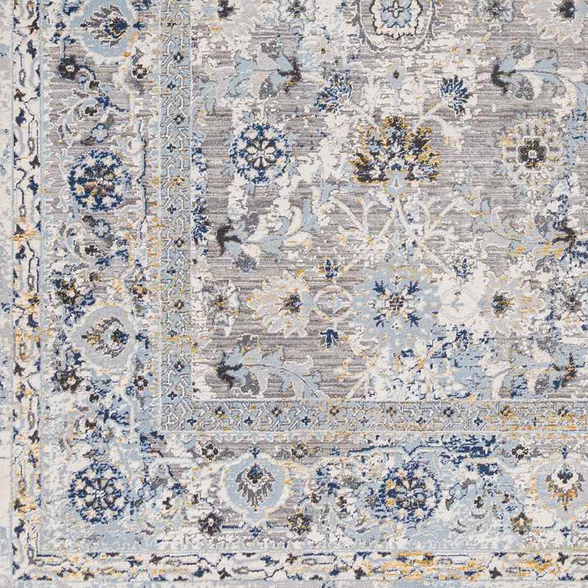 Takeysha Traditional Ivory/Navy Area Rug