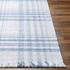 Alessia Cottage Sky Blue/Ivory Area Rug