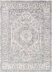 Fredericka Traditional Slate Gray/Ivory Area Rug