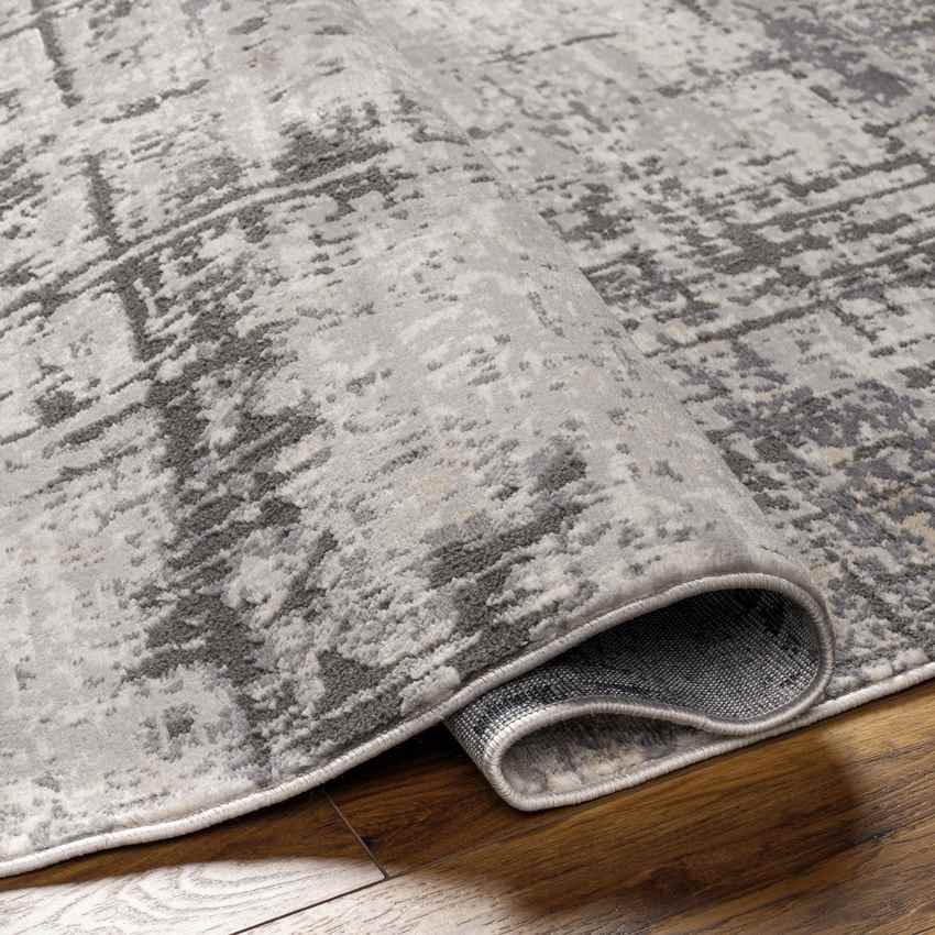 Nyla Modern Light Gray Area Rug