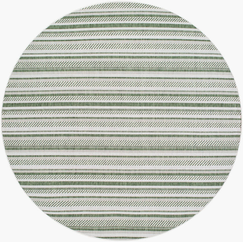 Pau Global Moss Green Area Rug