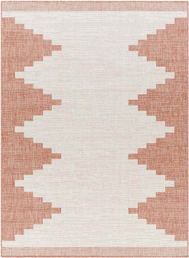 Wolfheze Global Coral/Gray Area Rug