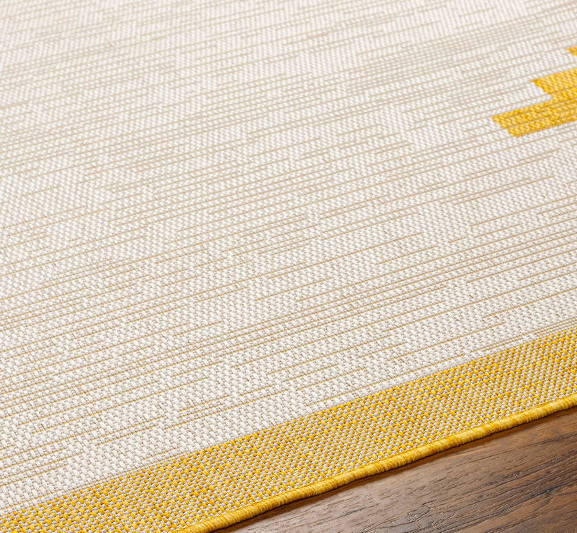 Wolfheze Global Amber/Gray Area Rug