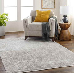 Said Modern Dark Brown Area Rug
