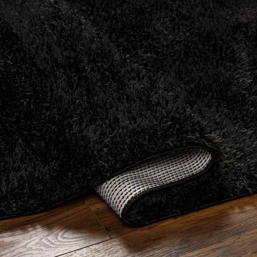 Charon Modern Black Area Rug