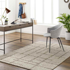Lyndy Modern Light Brown Area Rug