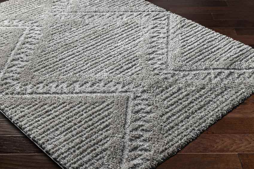 Brittane Global Gray/Dark Brown Area Rug
