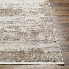 Stephanee Modern Brown/Off-White/Dark Brown Area Rug