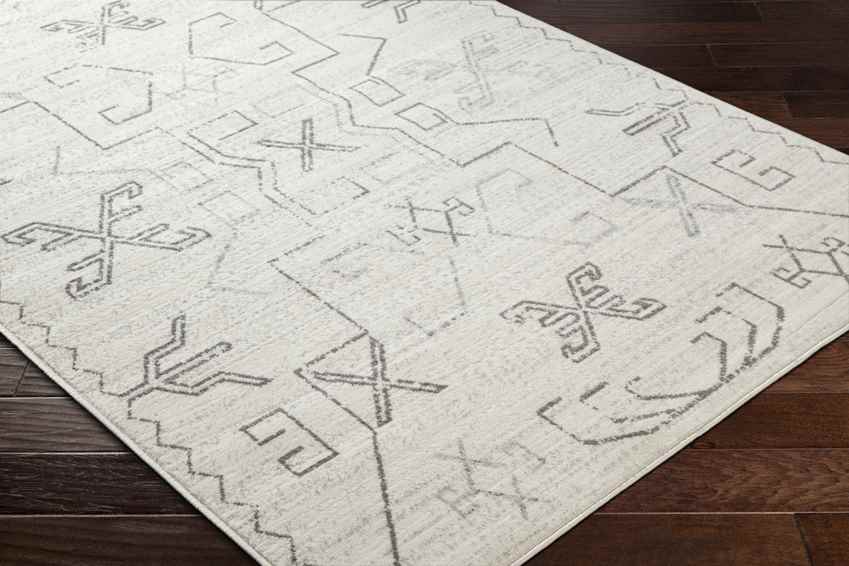 Kiara Global Off-White/Medium Gray Area Rug