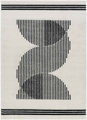 Korey Modern Black Area Rug