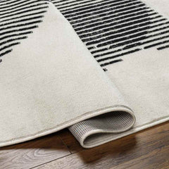 Korey Modern Black Area Rug