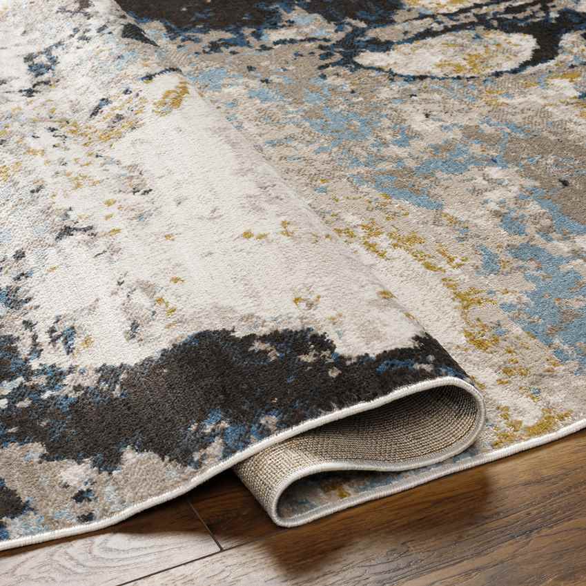 Majorie Modern Beige/Dark Teal Area Rug