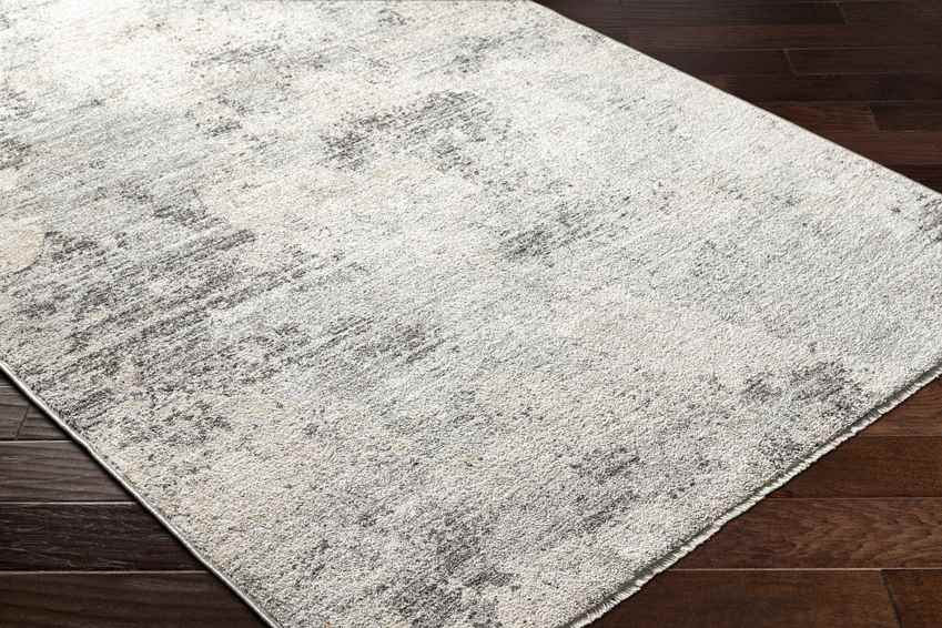 Sahwn Modern Black/Light Gray Area Rug
