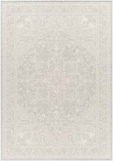 Effrey Traditional Light Gray/Cream Area Rug