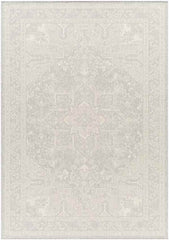 Effrey Traditional Light Gray/Cream Area Rug