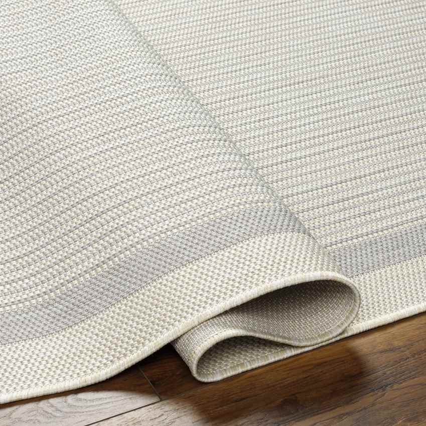 Wenceslao Modern Light Gray/Cream Area Rug