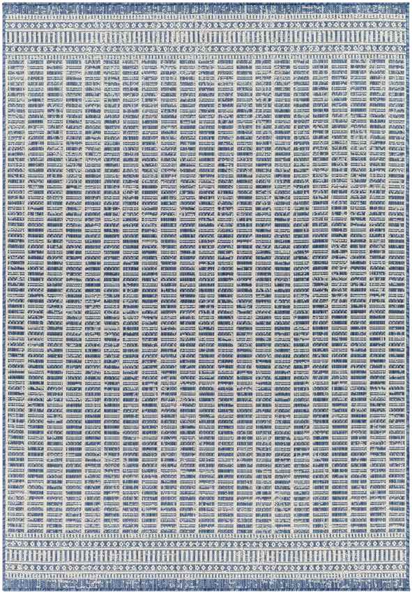 Dathan Cottage Navy/Beige Area Rug